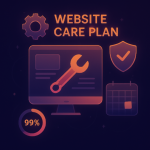 website care plan, website maintenance plan